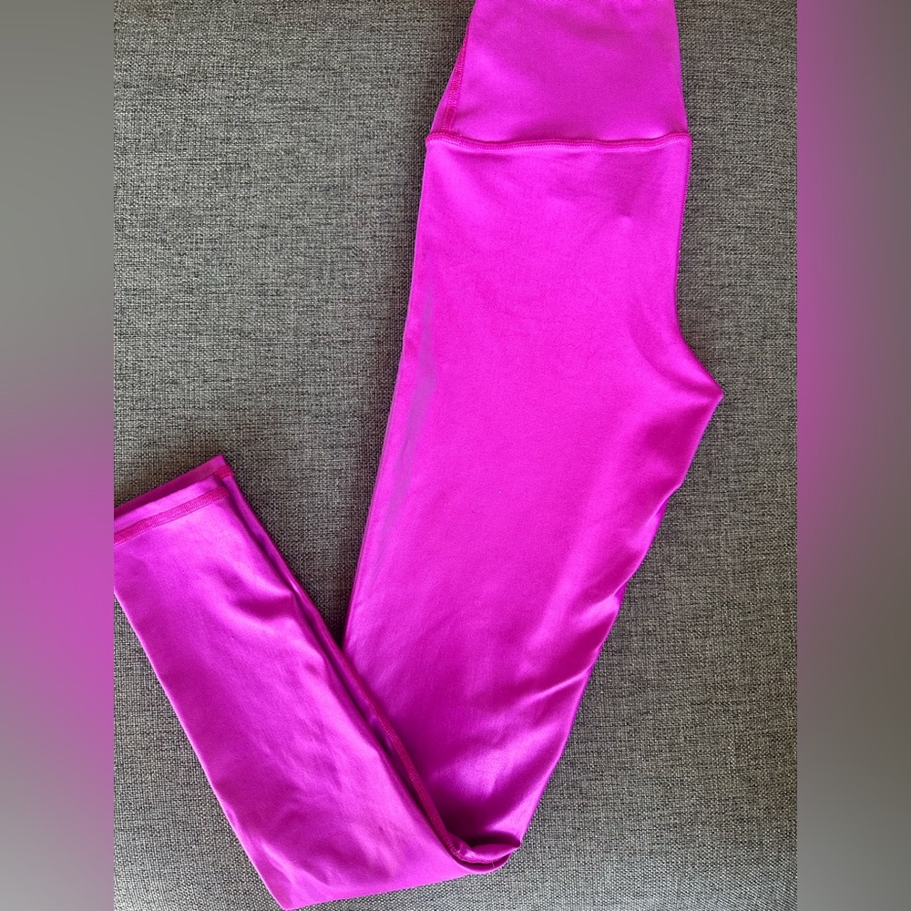 Hot pink workout leggings
